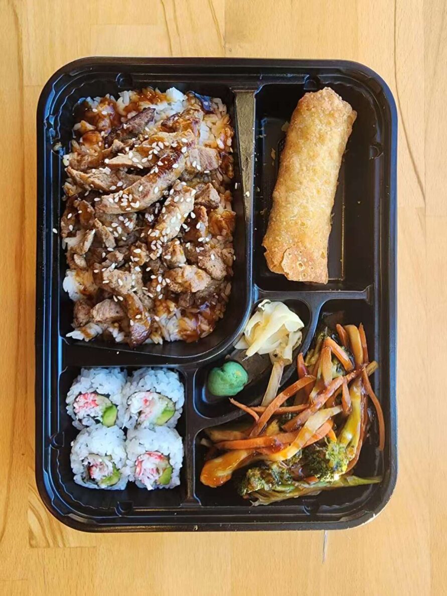 Steak bento box